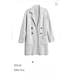 Pink Clover Hayley Double-pocket Coatigan